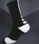 Professional Basketball Socks: Black