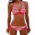 Swimming Suit Bikini: Black L
