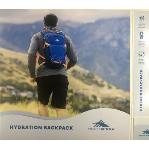 High Sierra Hydration Pack with Reflective Print