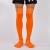 One Size Adult Long Soccer Socks: Orange